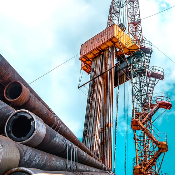 pipes and electrical towers for superior energy services