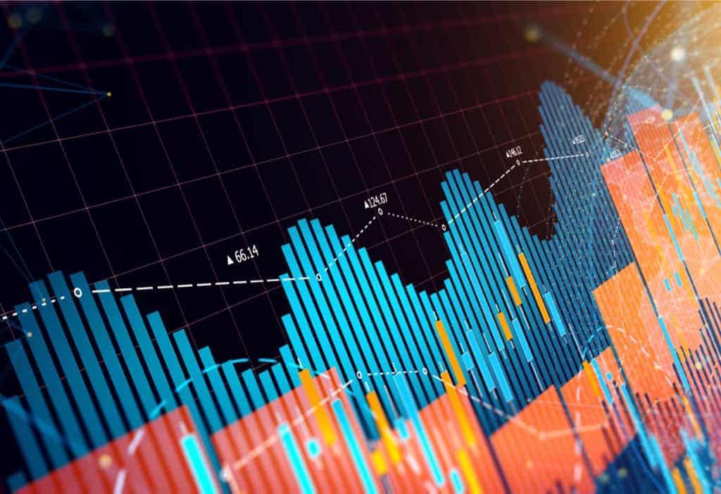 geschäftsentwicklung grafiken und charts bild