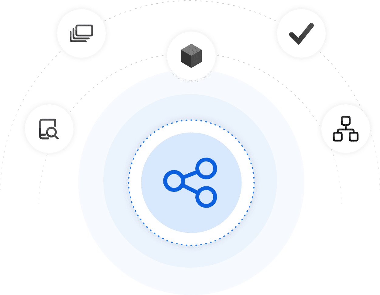 data marketplace with data sharing graphic