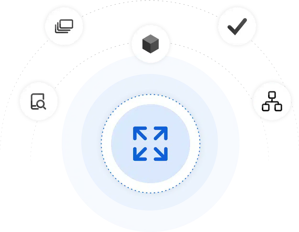graphic representing streamlined data access requests in a data marketplace