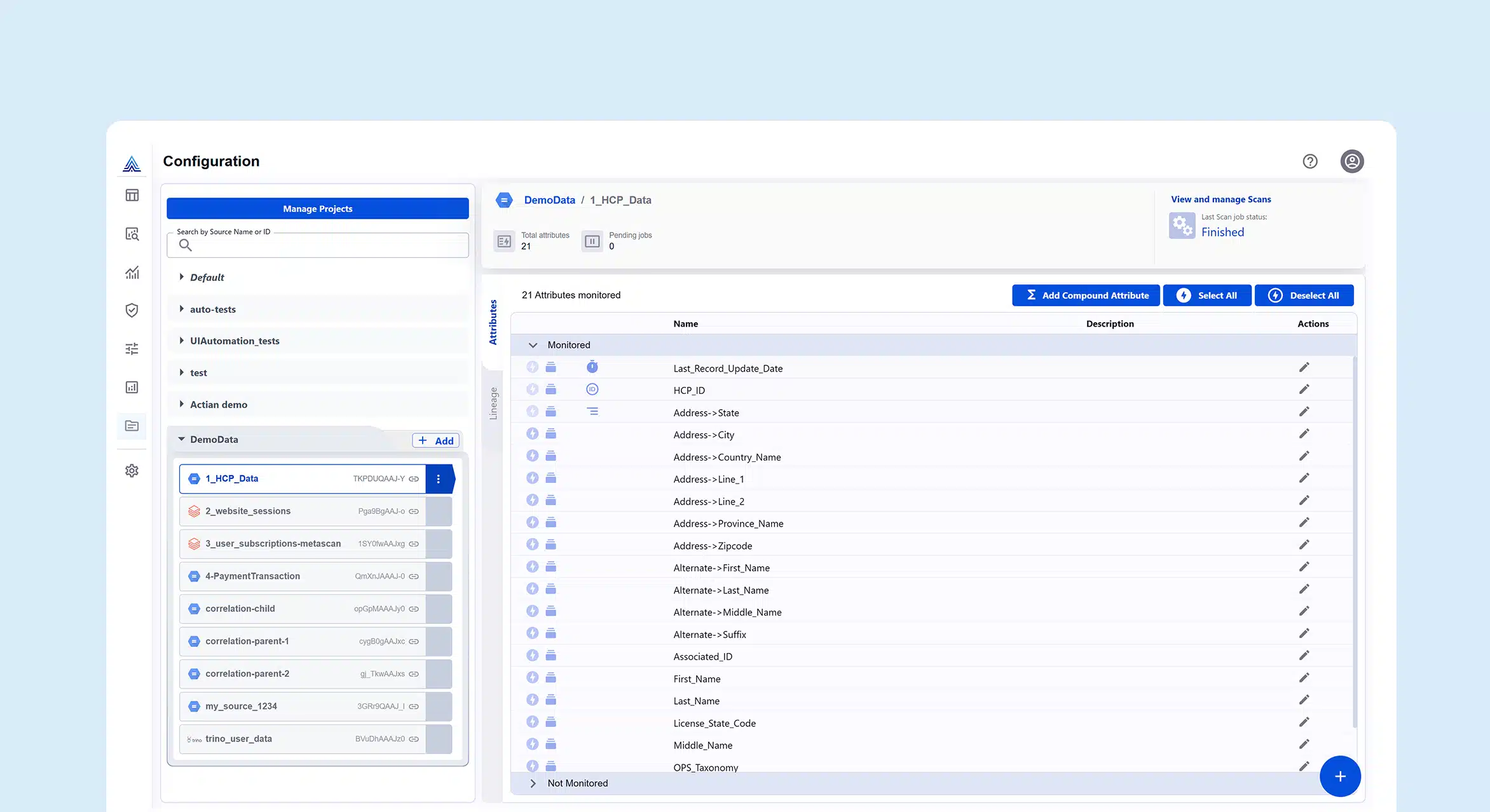 Daten Beobachtbarkeit