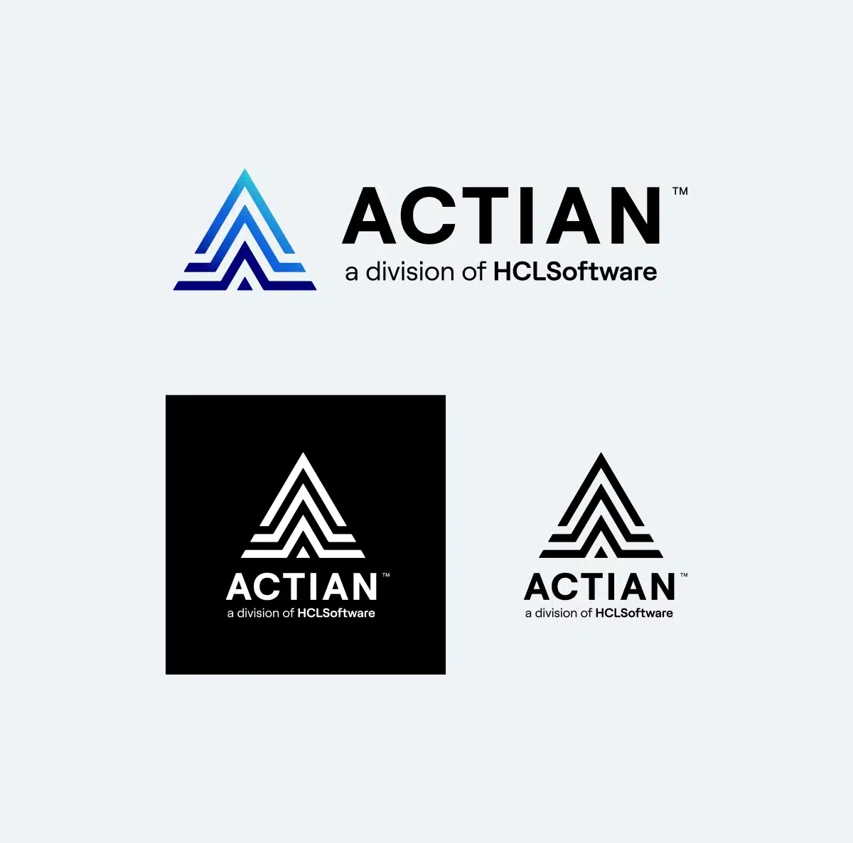Actian media kit logos