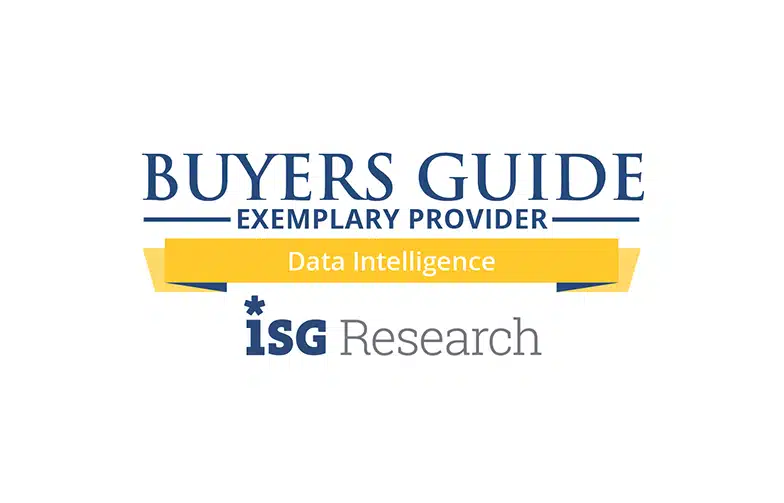 ISG 2026 Buyers Guide Exemplary for Actian Data Intelligence