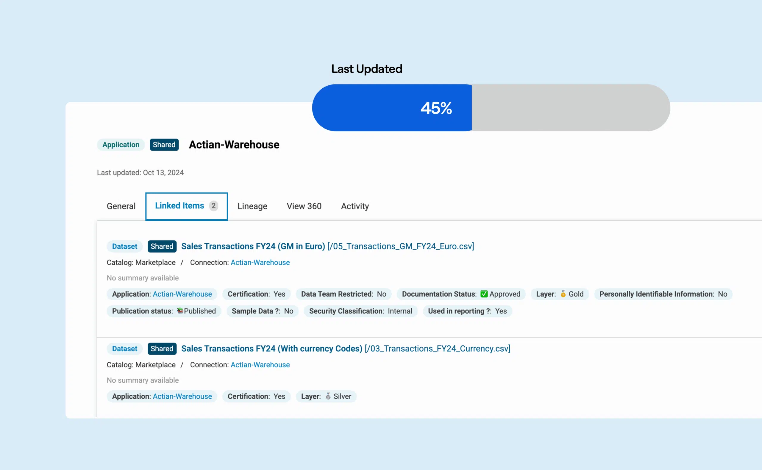 Comply with Actian Data Intelligence Platform