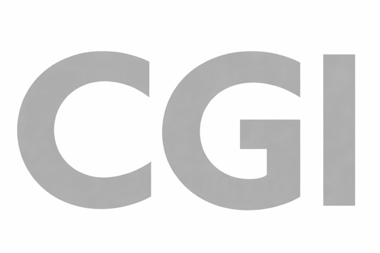 cgi grayscale logo