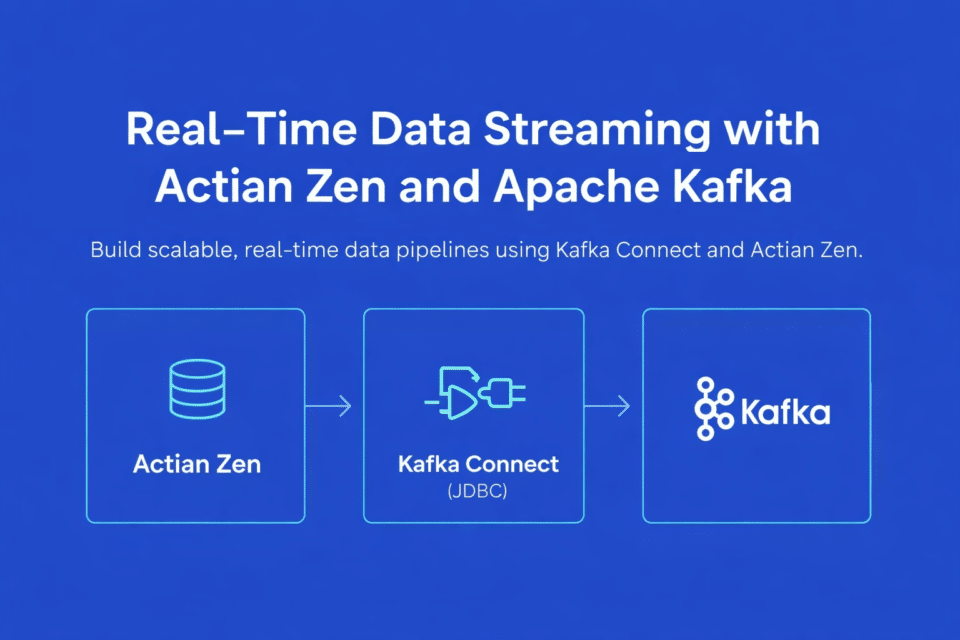 actian zen and apache kafka integration