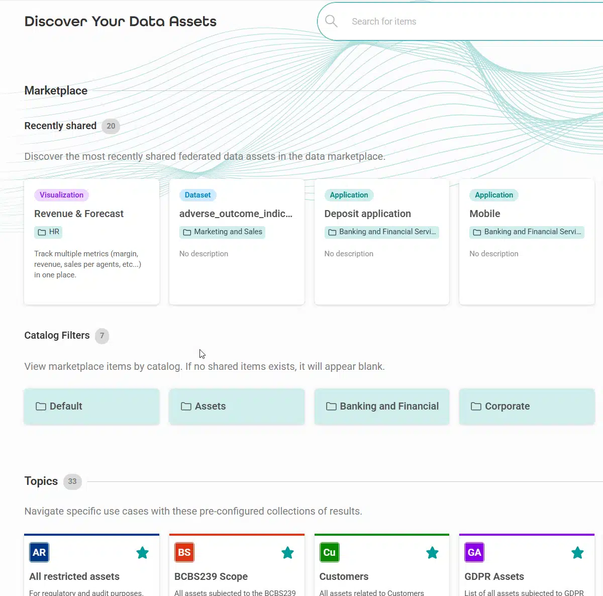 catalogue de données 