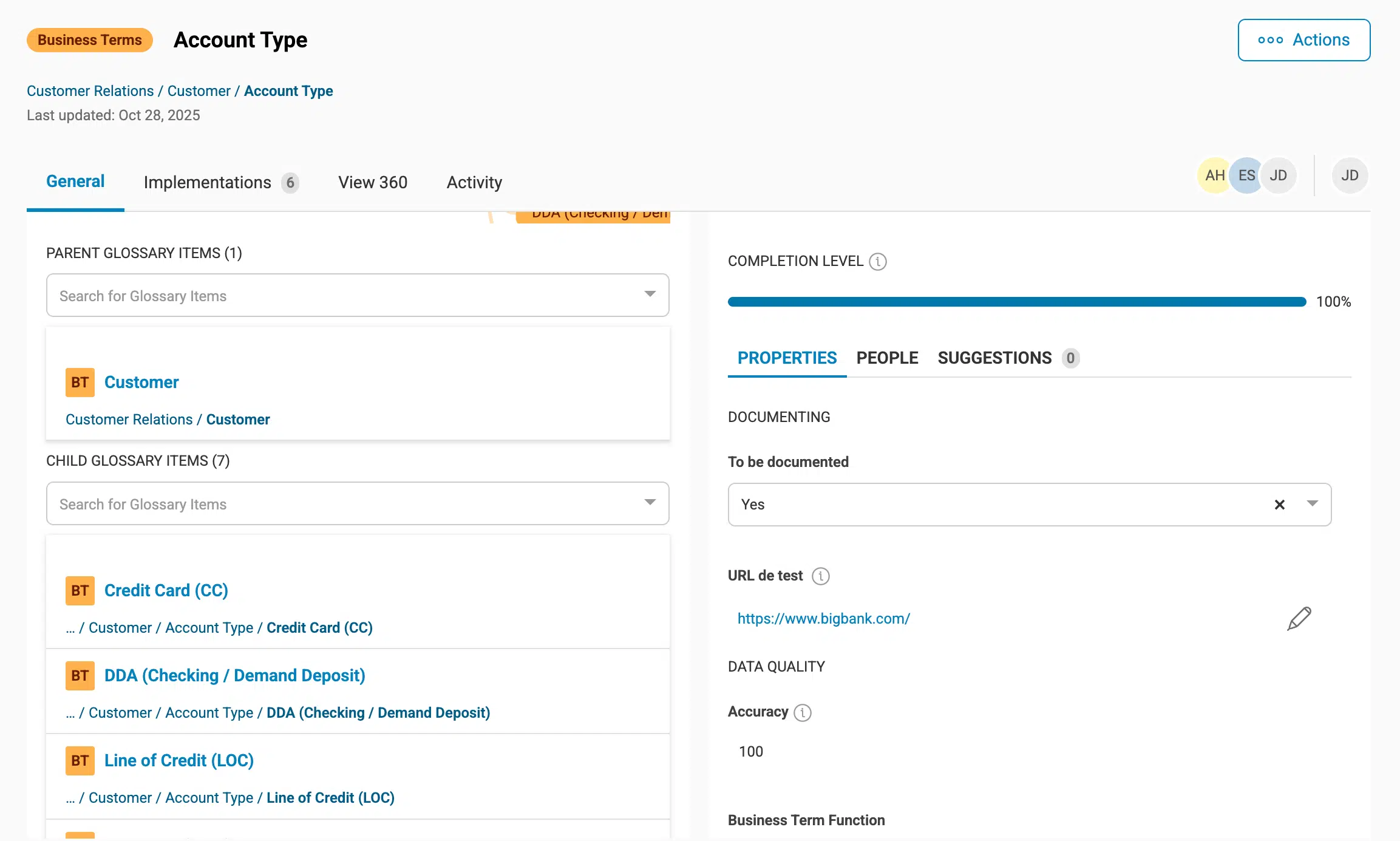 governance knowledge graph screenshot