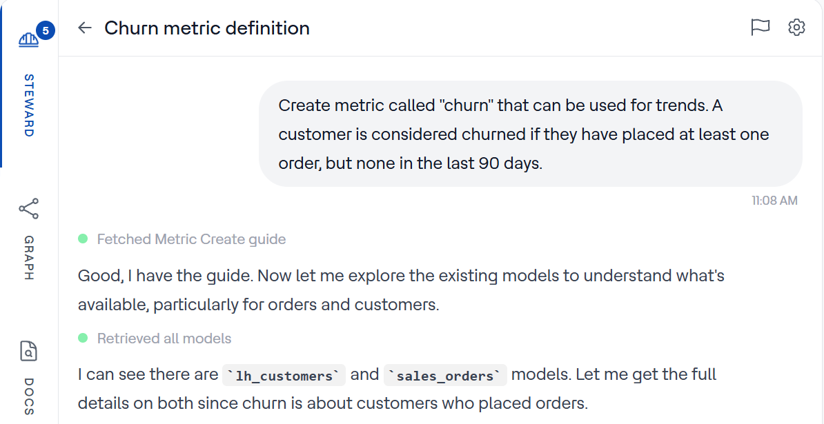 define metrics screenshot