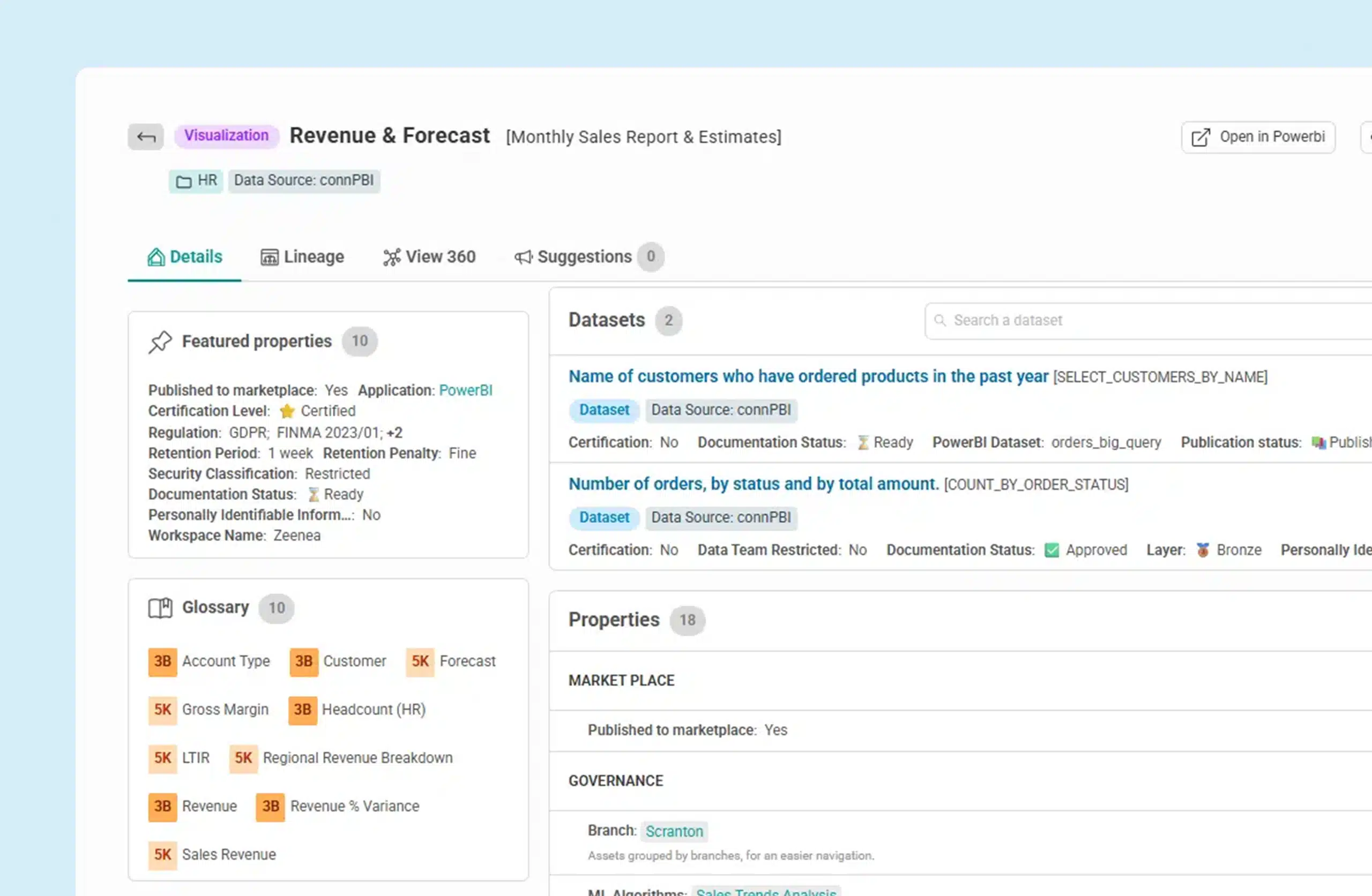 conformité en matière de traçabilité des données
