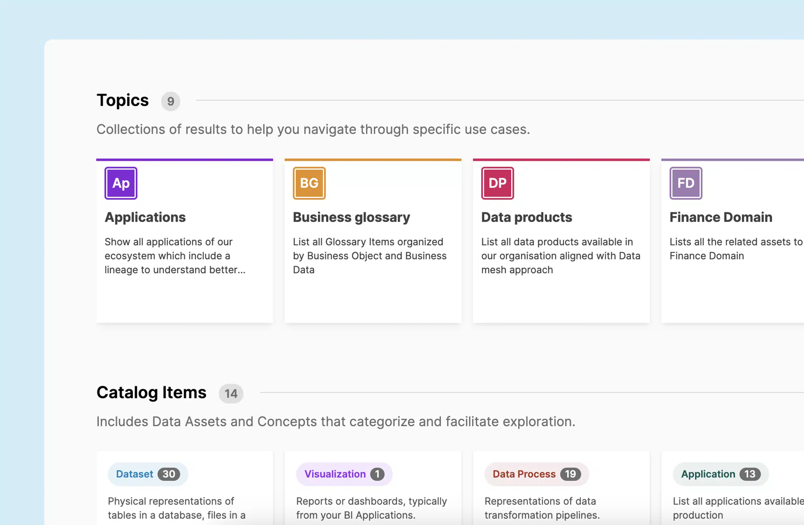 marketplace data products  sur la traçabilité data products 