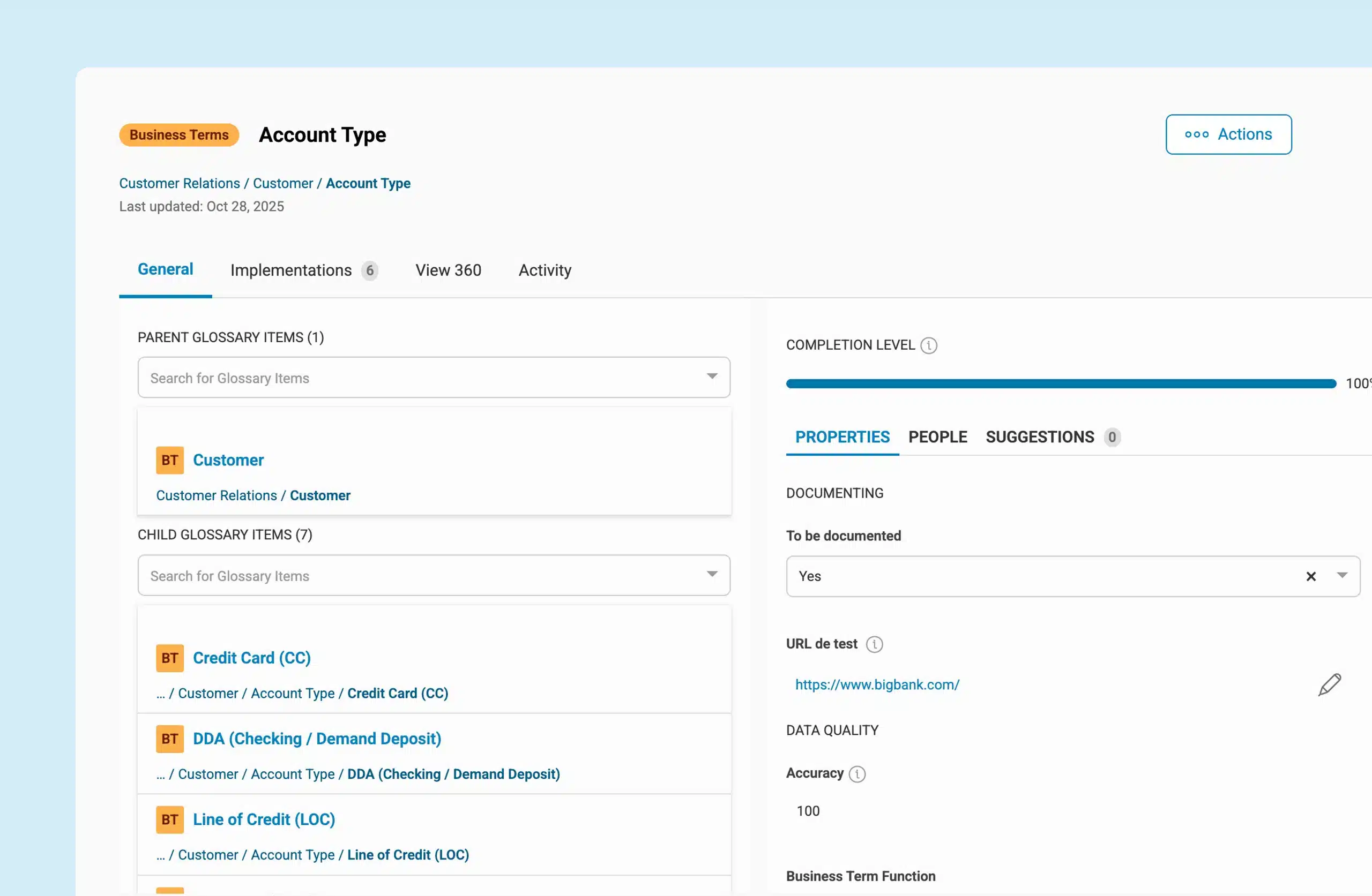Knowledge Graph governance