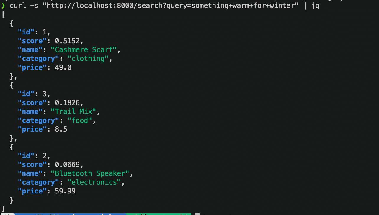 search query without category