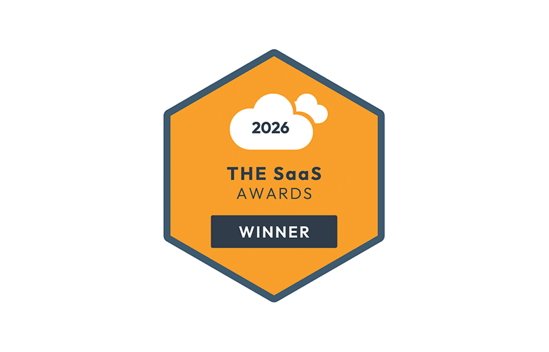 Actian 2026 SaaS Cloud Awards winner