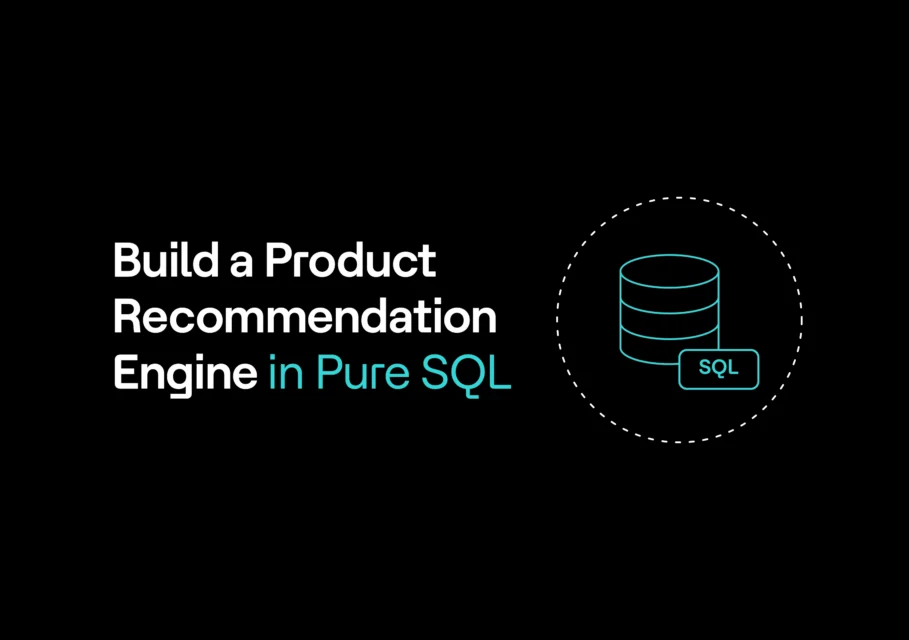 Crear un motor de recomendación de productos en SQL puro