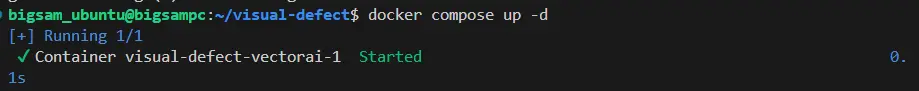 Iniciar la base de datos de VectorAI